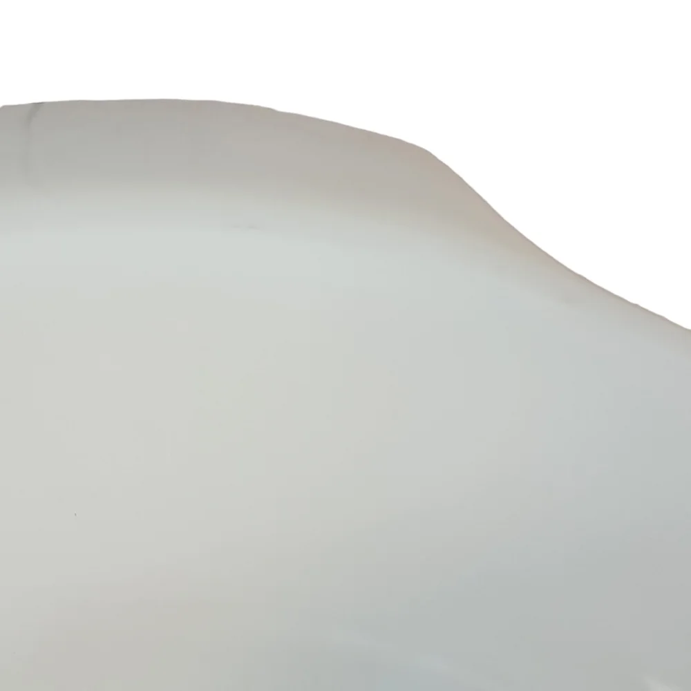 Fire King White Milk Glass Blue Flower 1 QRT Vintage Cassarole Dish 1960's